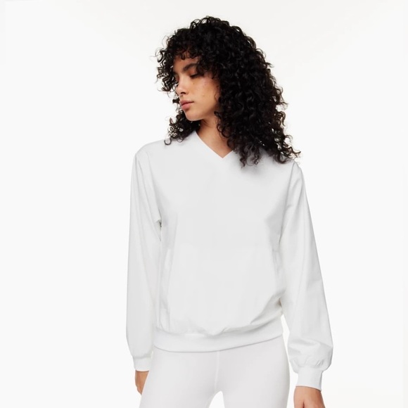 NWT TNA Move Area Women's White  Longsleeve - XS - Picture 1 of 9